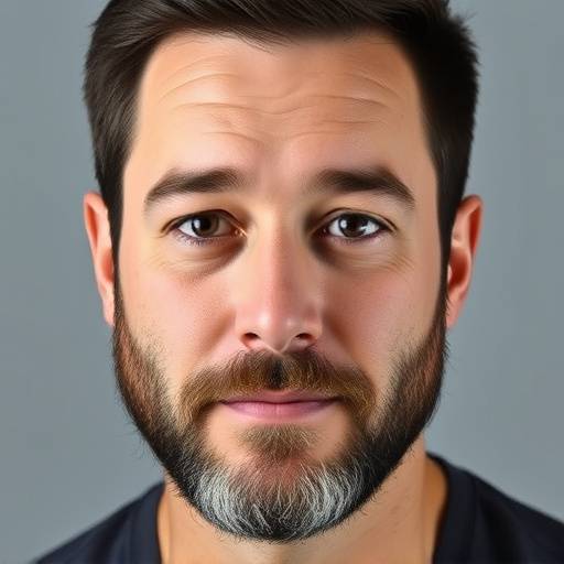 Headshot of Kevin Lee, a confident man with a neat beard.